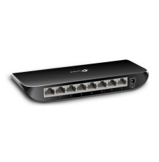 TP-LINK Switch TL-SG1008D Unmanaged, Desktop, 1 Gbps (RJ-45) ports quantity 8, Power supply type External, Plastic case