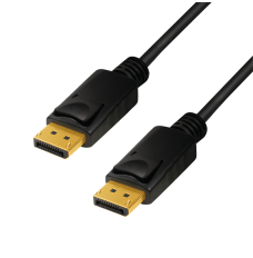 Logilink DisplayPort Cable Black DP to DP 1 m