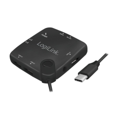 Logilink UA0344 USB Typ-C™ OTG (On-The-Go) Multifunction hub and card reader Logilink