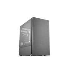 Cooler Master Silencio S400 with Steel side panel Black  Mini ITX, Micro ATX Power supply included No