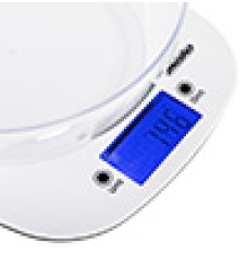 Mesko Scale with bowl MS 3165 Maximum weight (capacity) 5 kg, Graduation 1 g, Display type LCD, White