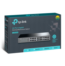 TP-LINK Switch TL-SG1024D Unmanaged, Desktop/Rackmountable, 1 Gbps (RJ-45) ports quantity 24