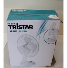 SALE OUT. Tristar VE-5923 Desk fan, Ø 23 cm, Oscillating, DAMAGED PACKAGING | Tristar | Desk Fan | VE-5923 | Desk Fan | DAMAGED PACKAGING | White | Diameter 23 cm | Number of speeds 2 | Oscillation | 20 W | No