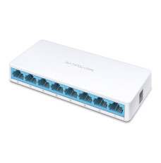Mercusys Switch MS108 Unmanaged, Desktop, 10/100 Mbps (RJ-45) ports quantity 8, Power supply type External