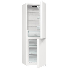 Gorenje Refrigerator NRK6191EW4 Energy efficiency class F, Free standing, Combi, Height 185 cm, No Frost system, Fridge net capacity 204 L, Freezer net capacity 96 L, Display, 38 dB, White
