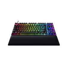 Razer Huntsman V2 Tenkeyless, Optical Gaming Keyboard, RGB LED light, US, Black, Wired, Linear Red Switch