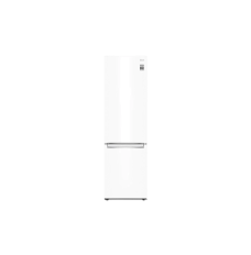 LG | Refrigerator | GBB72SWVGN | Energy efficiency class D | Free standing | Combi | Height 203 cm | No Frost system | Fridge net capacity 233 L | Freezer net capacity 107 L | Display | 35 dB | White