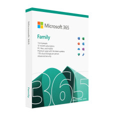 Microsoft 6GQ-01556, M365 Family, English, Subscr 1YR, Medialess, P8 Microsoft