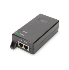 Digitus Gigabit Ethernet PoE+ Injector DN-95103-2 Ethernet LAN (RJ-45) ports 1xRJ-45 10/100/1000 Mbps Gigabit, 1xRJ-45 10/100/1000 Mbps PoE Output, 802.3at PoE+ & 802.3af PoE