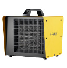 Adler Fan Heater AD 7740 Ceramic, 3000 W, Number of power levels 3, Yellow