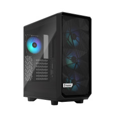 Fractal Design Meshify 2 Compact RGB Side window  Black TG Light Tint Mid-Tower Power supply included No