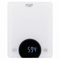 Adler Kitchen Scale AD 3173w Maximum weight (capacity) 10 kg Graduation 1 g Display type LED White
