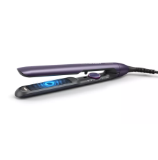 Philips Hair Straitghtener BHS752/00 Warranty 24 month(s) Ceramic heating system Ionic function Display LED Temperature (max) 230 °C Number of heating levels 12 Metallic Dark Purple