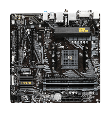 Gigabyte B550M DS3H AC 1.0/1.1/1.2/1.3 M/B Processor family AMD, Processor socket AM4, DDR4 DIMM, Memory slots 4, Supported hard disk drive interfaces 	SATA, M.2, Number of SATA connectors 4, Chipset AMD B550, Micro ATX