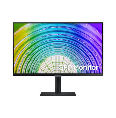 Samsung Monitor LS27A600UUUXEN 27 ", IPS, QHD, 2560 x 1440, 16:9, 5 ms, 300 cd/m², Black, 75 Hz, HDMI ports quantity 1