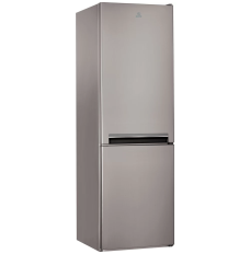 INDESIT Refrigerator LI9 S2E X Energy efficiency class E, Free standing, Combi, Height 201.3 cm, Fridge net capacity 261 L, Freezer net capacity 111 L, 39 dB, Stainless Steel
