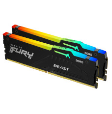 Kingston Fury Beast RGB 16 Kit (8GBx2) GB, DDR5, 5600 MHz, PC/server, Registered No, ECC No, 2x8 GB