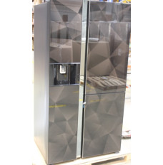 SALE OUT. Hitachi Refrigerator with Vacuum compartment R-M700VAGRU9X-2 (GBZ) Hitachi Energy efficiency class F Free standing Side by side Height 180 cm No Frost system Fridge net capacity 362 L Freezer net capacity 207 L Display 42 dB Glass Bronze  NO ORI