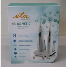 SALE OUT. ETA ETA270790000 SONETIC Oral care centre (sonic toothbrush+oral irrigator), 3 modes, Long battery operation, 8 replacements inclu,DAMAGED PACKAGING | ETA | Oral care centre  (sonic toothbrush+oral irrigator) | ETA 2707 90000 | Rechargeable | Fo