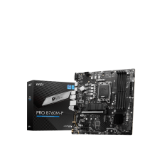 MSI PRO B760M-P Processor family Intel, Processor socket  LGA1700, DDR5 DIMM, Memory slots 4, Supported hard disk drive interfaces 	SATA, M.2, Number of SATA connectors 4, Chipset Intel B760, mATX