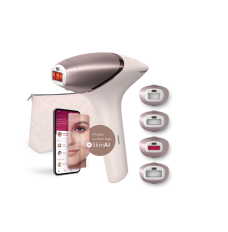 IPL Hair Removal Device with SenseIQ | BRI977/00 Lumea 9900 Series | Bulb lifetime (flashes) 450.000 | Number of power levels 5 | Rose