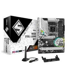 ASRock B650E Steel Legend WiFi Processor family AMD, Processor socket AM5, DDR5 DIMM, Memory slots 4, Supported hard disk drive interfaces SATA3, M.2, Number of SATA connectors 2, Chipset AMD B650, ATX