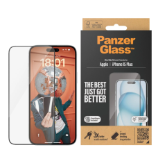 PanzerGlass Screen protector, Apple,  IPhone 15 Plus, Glass, Transparent