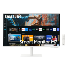 Samsung 4K Smart monitor M70C with integrated apps LS27CM703UUXDU 27 " VA 3840 x 2160 pixels 16:9 4 ms 300 cd/m² White 60 Hz HDMI ports quantity 1
