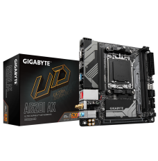 Gigabyte A620I AX 1.0 Processor family AMD Processor socket AM5 DDR5 DIMM Supported hard disk drive interfaces SATA, M.2 Number of SATA connectors 2