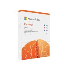 Microsoft M365 Personal P10 EN Eurozone SUBS QQ2-01897 FPP License term 1 year(s) English