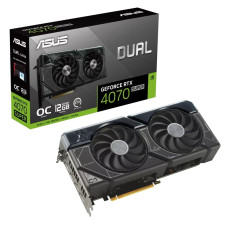 Asus | Dual GeForce RTX 4070 SUPER OC Edition 12GB GDDR6X Gaming | NVIDIA | 12 GB | GeForce RTX 4070 SUPER | GDDR6X | HDMI ports quantity 1 | PCI Express 4.0