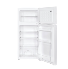 Candy | Refrigerator | CHDS 412FW | Energy efficiency class F | Free standing | Double Door | Height 116 cm | Fridge net capacity 92 L | Freezer net capacity 33 L | 40 dB | White