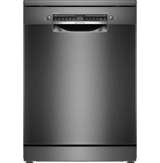 Bosch | Dishwasher | SMS4EMC06E | Free standing | Width 60 cm | Number of place settings 14 | Number of programs 6 | Energy efficiency class B | Display | AquaStop function | Black inox