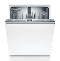 Bosch | Dishwasher | SMV4HAX19E | Built-in | Width 60 cm | Number of place settings 13 | Number of programs 6 | Energy efficiency class D | Display | AquaStop function | White