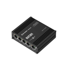 Ethernet Router | RUT301 | No Wi-Fi | 10/100 Mbit/s | Ethernet LAN (RJ-45) ports 5 | Mesh Support No | MU-MiMO No | No mobile broadband