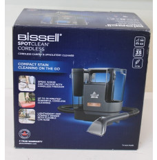 SALE OUT. Bissell SpotClean Cordless EU, Carpet and Upholstery Cleaner, UNPACKED, USED, SCRATCHES | SpotClean EU, Carpet and Upholstery Cleaner | 3681N | Cordless operating | Washing function | 25.9 V | Operating time (max) 35 min | Black | Warranty 24 mo