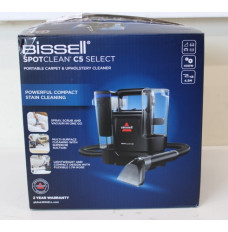 SALE OUT. Bissell SpotClean C5 Select Portable Carpet and Upholstery Cleaner, UNPACKED, USED, SCRATCHED,MISSING THE LIQVID BOTTLE | SpotClean C5 Select Portable Carpet and Upholstery Cleaner | 3928N | Corded operating | Handheld | Washing function | 400 W