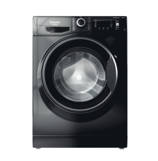 Hotpoint Washing Machine | NLCD 948 BS A EU | Energy efficiency class A | Front loading | Washing capacity 9 kg | 1351 RPM | Depth 61 cm | Width 60 cm | LCD | Steam function | Black