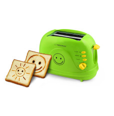 Toaster Esperanza Smiley EKT003B (750W; GREEN color)