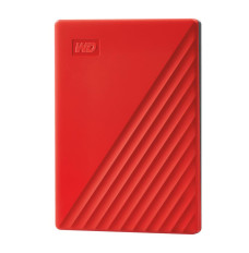 External HDD WESTERN DIGITAL My Passport 2TB USB 2.0 USB 3.0 USB 3.2 Colour Red WDBYVG0020BRD-WESN