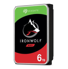 HDD SEAGATE IronWolf 6TB SATA 3.0 256 MB 5400 rpm Discs/Heads 4/8 3,5" ST6000VN001