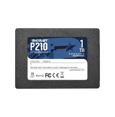 SSD PATRIOT P210 1TB SATA 3.0 Write speed 430 MBytes/sec Read speed 520 MBytes/sec 2,5" P210S1TB25