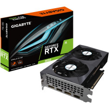 Graphics Card GIGABYTE NVIDIA GeForce RTX 3050 8 GB 128 bit PCIE 4.0 16x GDDR6 Memory 14000 MHz GPU 1792 MHz 2xHDMI 2xDisplayPort GV-N3050EAGLEOC-8GD