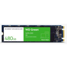 SSD WESTERN DIGITAL Green 480GB M.2 SATA 3.0 Read speed 545 MBytes/sec 1.5mm MTBF 1000000 hours WDS480G3G0B