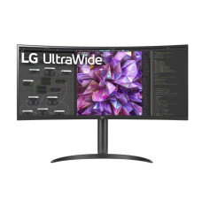 LCD Monitor LG 34WQ75C-B 34" Curved/21 : 9 Panel IPS 3440x1440 21:9 5 ms Speakers Height adjustable Tilt 34WQ75C-B