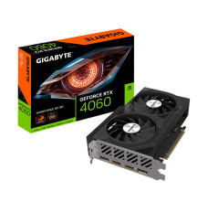 Graphics Card GIGABYTE NVIDIA GeForce RTX 4060 8 GB GDDR6 128 bit PCIE 4.0 16x Dual Slot Fansink 2xHDMI 2xDisplayPort GV-N4060WF2OC-8GD