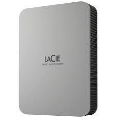 External HDD LACIE Mobile Drive Secure STLR2000400 2TB USB-C USB 3.2 Colour Space Gray STLR2000400