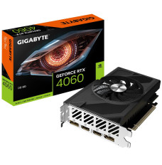 Graphics Card GIGABYTE NVIDIA GeForce RTX 4060 8 GB GDDR6 128 bit PCIE 4.0 16x Dual Slot Fansink 2xHDMI 2xDisplayPort GV-N4060D6-8GD