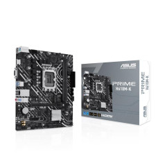Mainboard ASUS Intel H610 LGA1700 Micro-ATX Memory DDR5 Memory slots 2 1xPCI-Express 3.0 1x 1xPCI-Express 4.0 16x 1xM.2 1x15pin D-sub 1xHDMI 4xUSB 2.0 2xUSB 3.2 1xPS/2 1xRJ45 3xAudio port PRIMEH610M-K