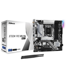 Mainboard ASROCK Intel B760 Express LGA1700 Micro-ATX Memory DDR4 Memory slots 4 1xPCI-Express 4.0 1x 2xPCI-Express 4.0 16x 1xM.2 1xHDMI 1xDisplayPort 2xUSB 2.0 3xUSB 3.2 1xUSB-C 1xPS/2 1xRJ45 3xAudio port B760MPRORS/D4WIFI